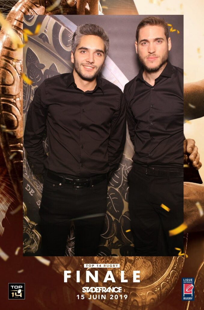 Animation au stade de france avec un photobooth